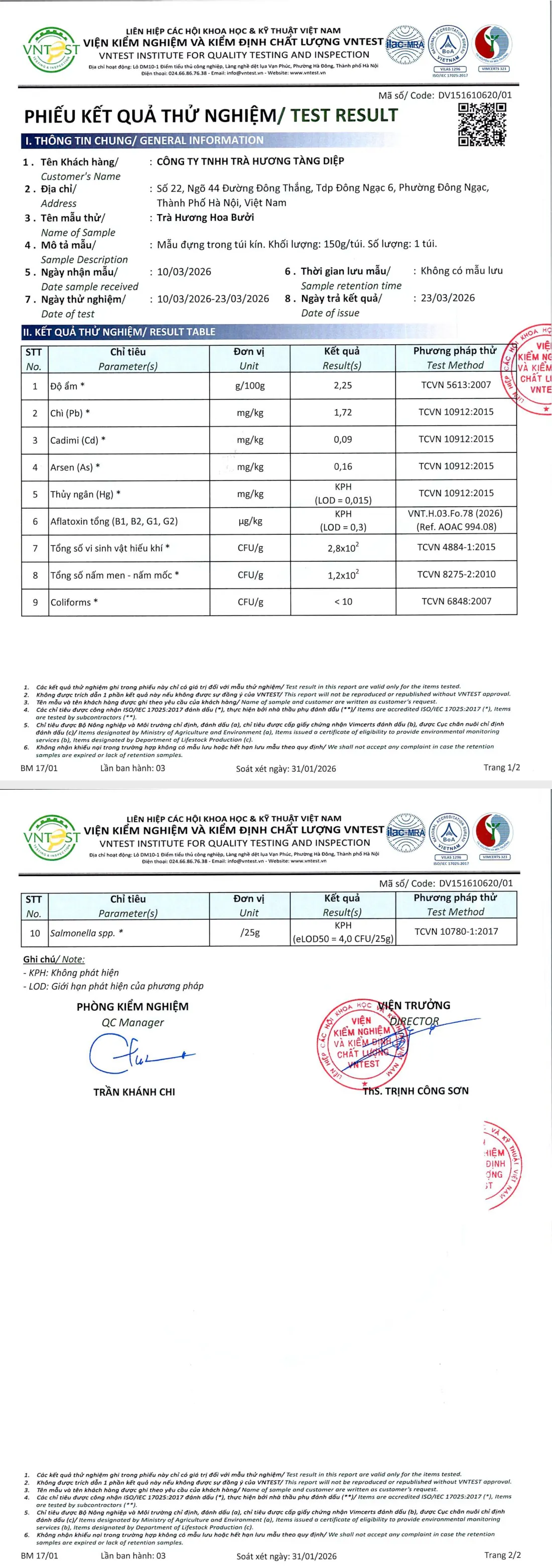 Trà Bưởi