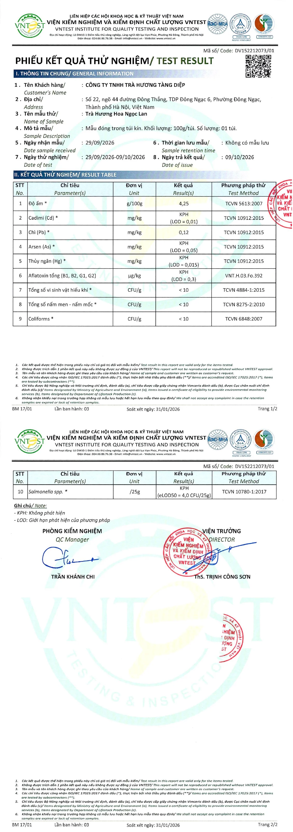Trà Ngọc Lan